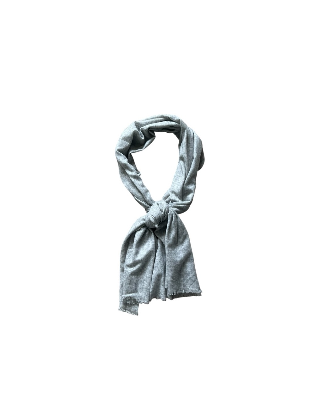 Calypso St. Barth Cashmere Scarf 30" x 78" In Light Gray